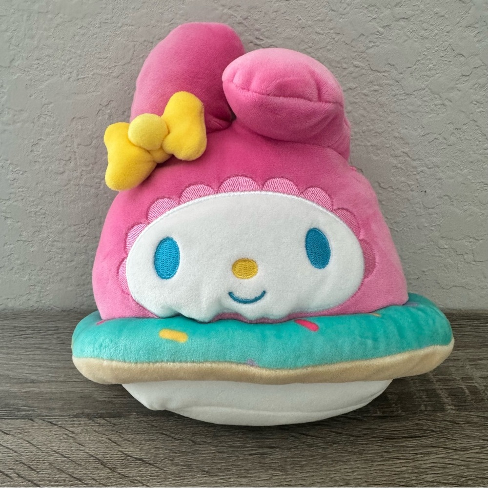Squishmallows X Sanrio MY MELODY with Floatie 9” Plush Doll EUC
